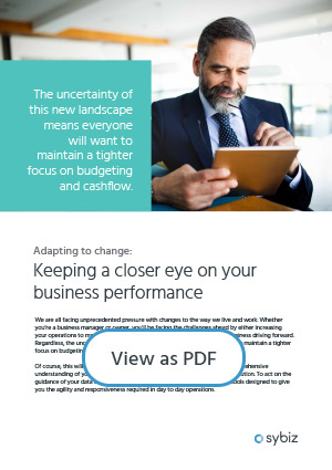 Keeping a closer eye on your business performance